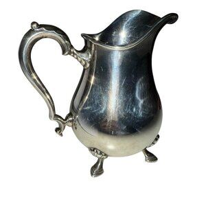 Georgian Court International Silver Company  704 Silver Soldered Vintage Creamer
